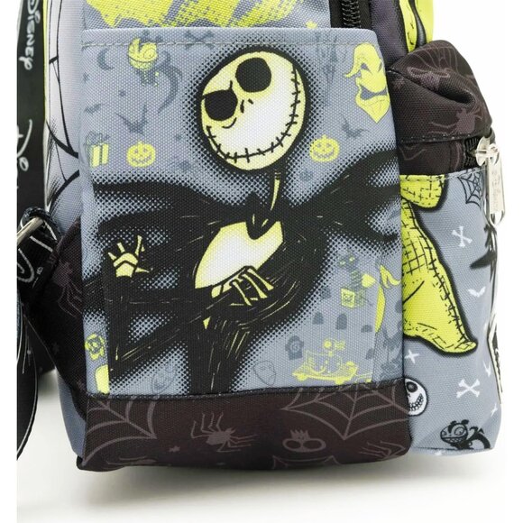 Nightmare Before Christmas Oogie Boogie Mini Backpack Bundle with Water Bottle f main image 4